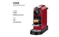 Krups Kaffeemaschine Nespresso CitiZ XN7415 Rot