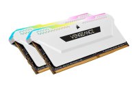 Corsair DDR4-RAM Vengeance RGB PRO SL White iCUE 3200 MHz...