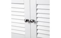 VASAGLE Waschbeckenunterschrank mit Türen 60 x 60 cm, Weiss