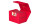 Ultimate Guard Kartenbox XenoSkin Sidewinder Monocolor 80+ Rot