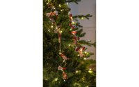 STT Adventskalender Clips Christmas Trees, 25 LEDs, 1.8 m, Rot
