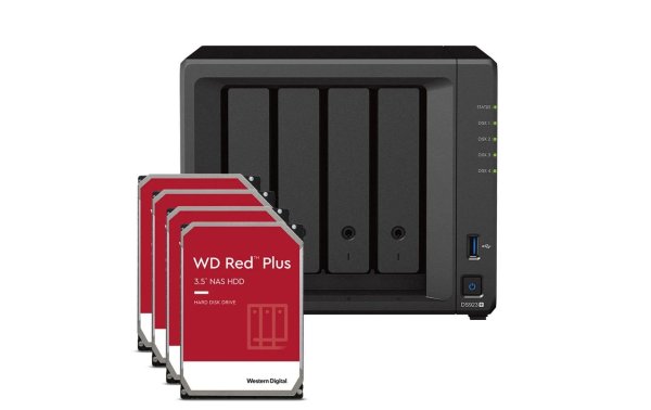 Synology NAS Diskstation DS923+ 4-bay WD Red Plus 32 TB