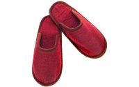 Glorex Filz-Pantoffeln Rot, Grösse L