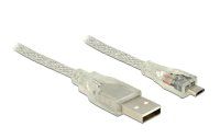 Delock USB 2.0-Kabel  USB A - Micro-USB B 0.5 m