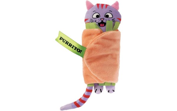 Kong Katzen-Spielzeug Pull-A-Partz Burrito, 14 cm