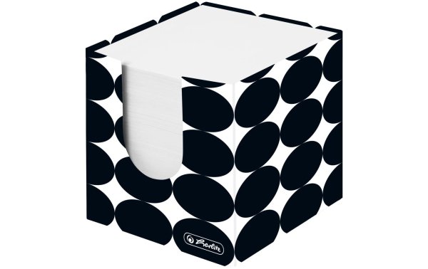 Herlitz Notizzettel-Dispenser 700 Blatt 9 x 9 x 9 cm Just Black