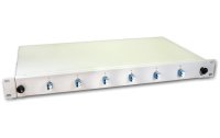Lightwin Spleissbox 12 Fasern, 6x DLC SM, 9/125µm OS2 Pigtail