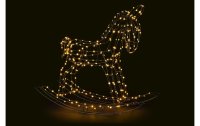 STT LED-Figur Pferd, 65 cm, Schwarz