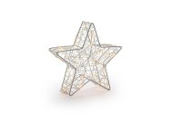 STT Tischdeko 3D Star Bianco S, 20 cm