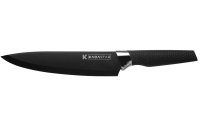 Kadastar Messer-Set Premium Black 6-teilig, Schwarz/Silber