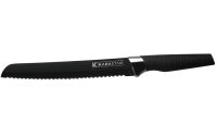 Kadastar Messer-Set Premium Black 6-teilig, Schwarz/Silber