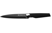 Kadastar Messer-Set Premium Black 6-teilig, Schwarz/Silber