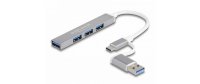 Delock Dockingstation USB Hub Type C oder USB Typ A (64214)