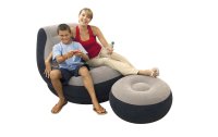 Intex Aufblasbarer Sessel Ultra Lounge aufblasbar Grau