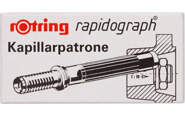 Rotring Rapidograph Kapilarpatrone, 3 Stk.