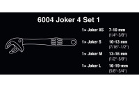 Wera Gabelschlüssel-Set 6004 Joker 4 Set 1, selbstjustierend