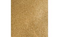 Cricut Aufbügelfolie Smart Glitter 33 x 91 cm, 1 Stück, Gold