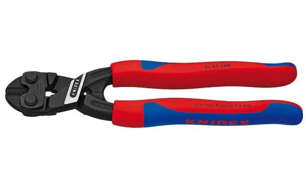 Knipex Kompakt-Bolzenschneider CoBolt 200 mm ohne Öffnungsfeder