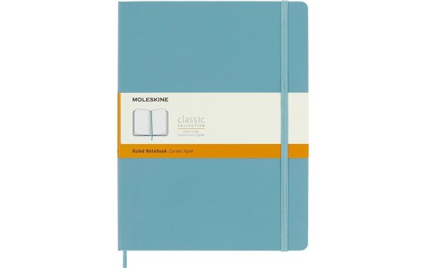 Moleskine Notizbuch Classic XL Hardcover Hellblau