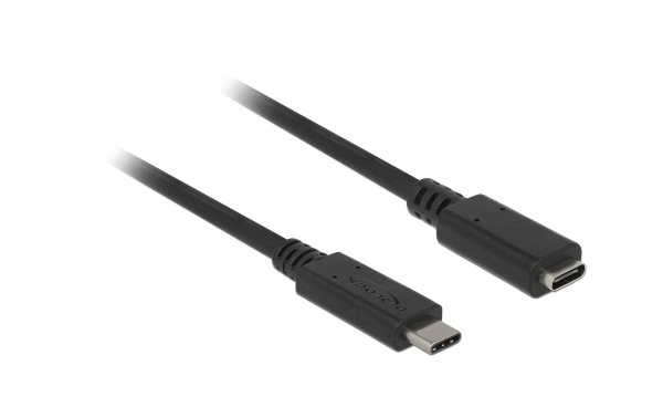 Delock USB 3.1-Verlängerungskabel 10Gbps PD 60W USB C - USB C 1.5 m