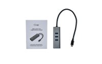 i-tec USB-Hub USB-C Metal 3 Port + Gigabit Ethernet