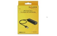 Delock Dockingstation 62653 USB 3.0 - 3x Typ-A + 1x RJ45...