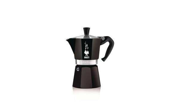 Bialetti Espressokocher Moka Express 3 Tassen, Schwarz