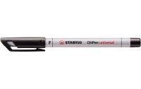 STABILO Folienstift OHPen Universal F 0.7 mm, Schwarz