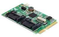 Delock Host Bus Adapter Mini-PCIe – SATA3, 2Port Controller