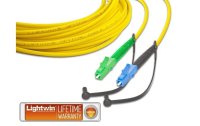 Lightwin LWL-Patchkabel LC/APC-LC, Singlemode, Simplex, 40m