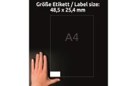 Avery Zweckform Universal-Etiketten LR3657 48.5 x 25.4 mm, 10 Blatt