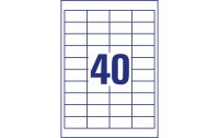 Avery Zweckform Universal-Etiketten LR3657 48.5 x 25.4 mm, 10 Blatt