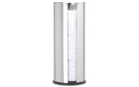 Brabantia Toilettenpapierhalter ReNew für 3 Rollen, Silber