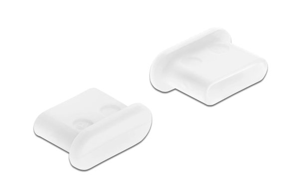 Delock Blindstecker/Staubschutz USB-C 10 Stück Weiss ohne Griff