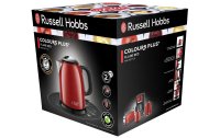 Russell Hobbs Wasserkocher 24992-70 Colours Plus 1 l, Rot/Schwarz