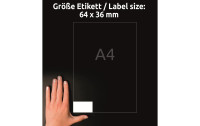 Avery Zweckform Universal-Etiketten 6170 64x36 mm, 30 Blatt