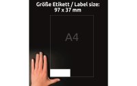 Avery Zweckform Universal-Etiketten 3678 97 x 37 mm, 30 Blatt