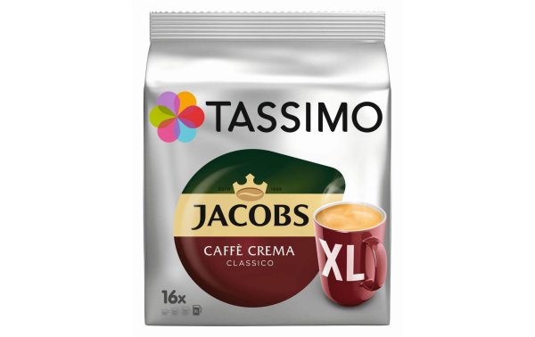 TASSIMO Kaffeekapseln T DISC Jacobs Caffè Crema XL 16 Portionen