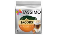 TASSIMO Kaffeekapseln Jacobs Latte Macchiato Caramel 8...