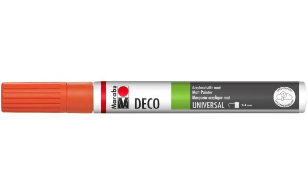 Marabu Acrylmarker Deco Painter 2 - 4 mm, Mandarine