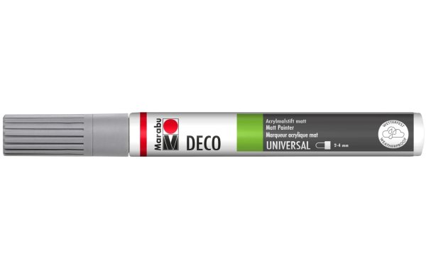 Marabu Acrylmarker Deco Painter 2 - 4 mm, Grau