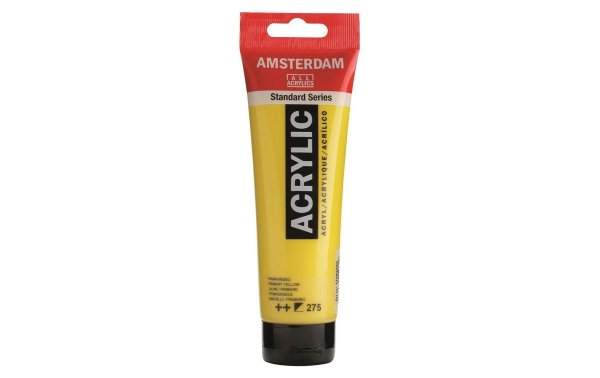 Amsterdam Acrylfarbe Standard 275 Primärgelb halbdeckend, 120 ml