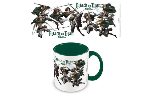 Pyramid Attack on Titan Characters Season 3 Tasse