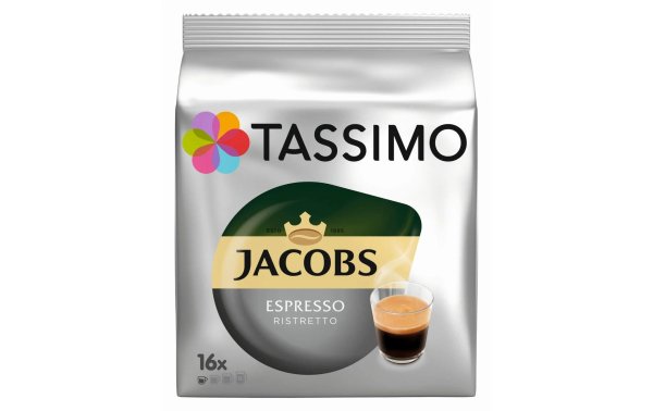 TASSIMO Kaffeekapseln T DISC Jacobs Espresso Ristretto 16 Portionen