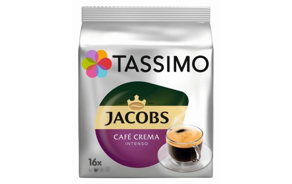 TASSIMO Kaffeekapseln T DISC Jacobs Caffé Crema Intenso 16 Portionen