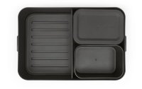 Brabantia Lunchbox Make & Take 25.5 x 16.7 x 6.2 cm, Dunkelgrau