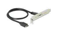 Delock Bracket USB-C, 3.2 Gen2, 10Gbps intern Key-A USB-C