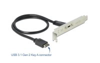 Delock Bracket USB-C, 3.2 Gen2, 10Gbps intern Key-A USB-C
