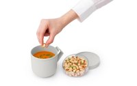 Brabantia Suppenbehälter Make & Take 600 ml, Hellgrau