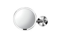 Simplehuman Kosmetikspiegel mit Sensor mit Wandhalterung...